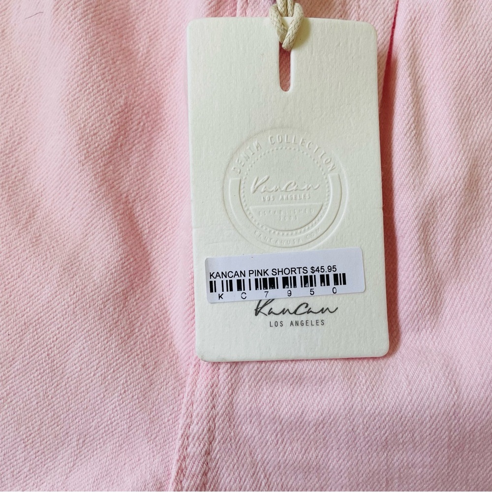 KanCan Pink Ruffle Shorts - Picture 5 of 5